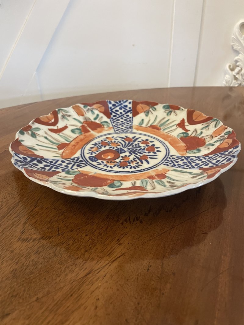 Two Antique 19th Century Japanese Quality Imari Plates